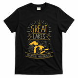 The Great Lakes Shark Free Unsalted Michigan Gift T-Shirt