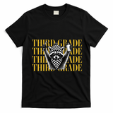 Third Grade Raccoon Back To School T-Shirt - Black