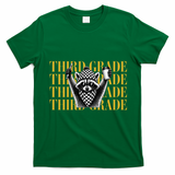 Third Grade Raccoon Back To School T-Shirt - Irish Green
