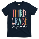 Third Grade Squad 3rd Grade Teacher Crew Back To School Team T-Shirt - Navy