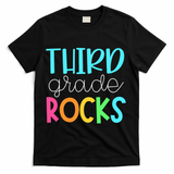Third Grade Teacher Team - 3rd Grade Rocks T-Shirt - Black