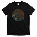 The Great Wave off Van Gogh by Tobe Fonseca - Black