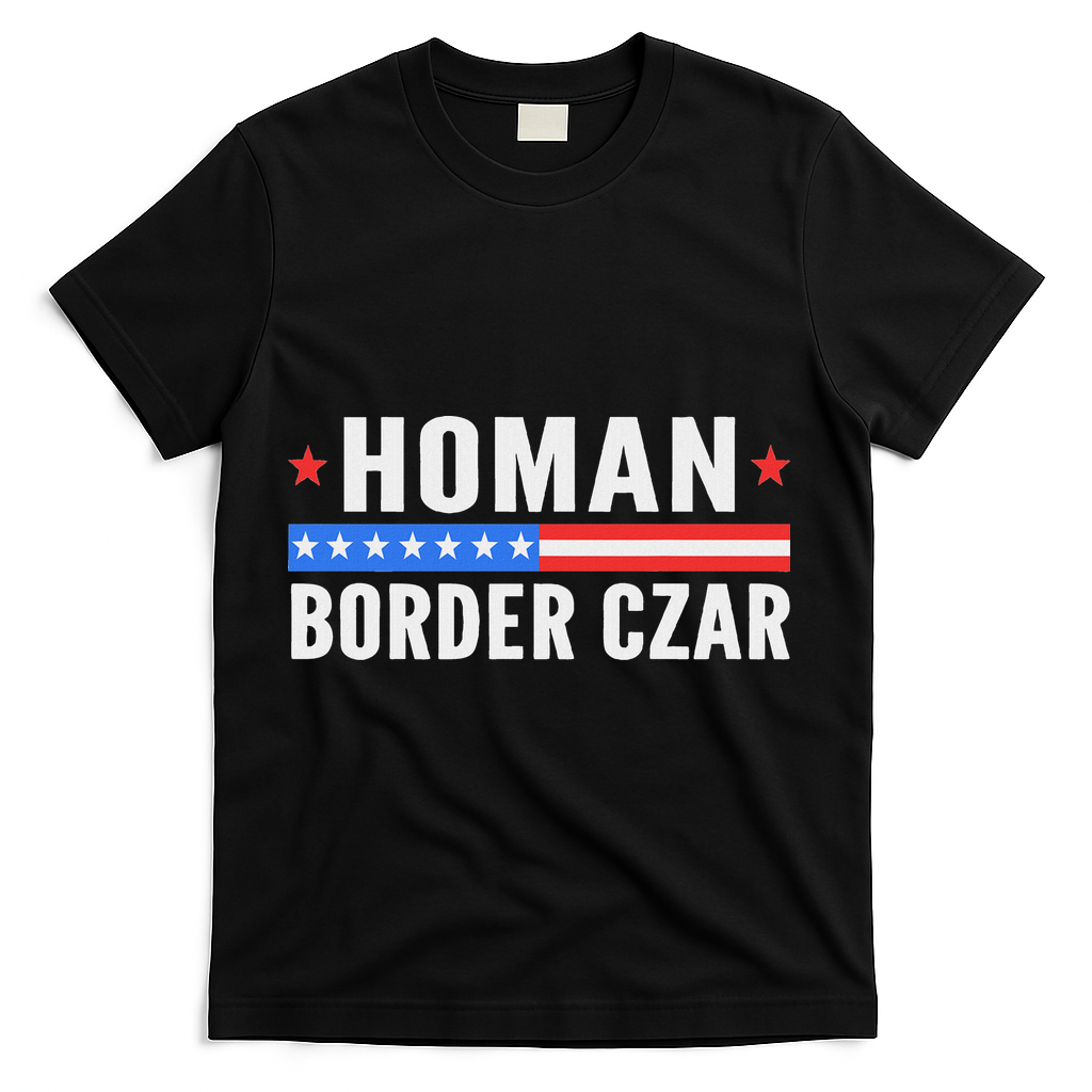 Tom Homan Border Czar Maga Support T-Shirt - Black