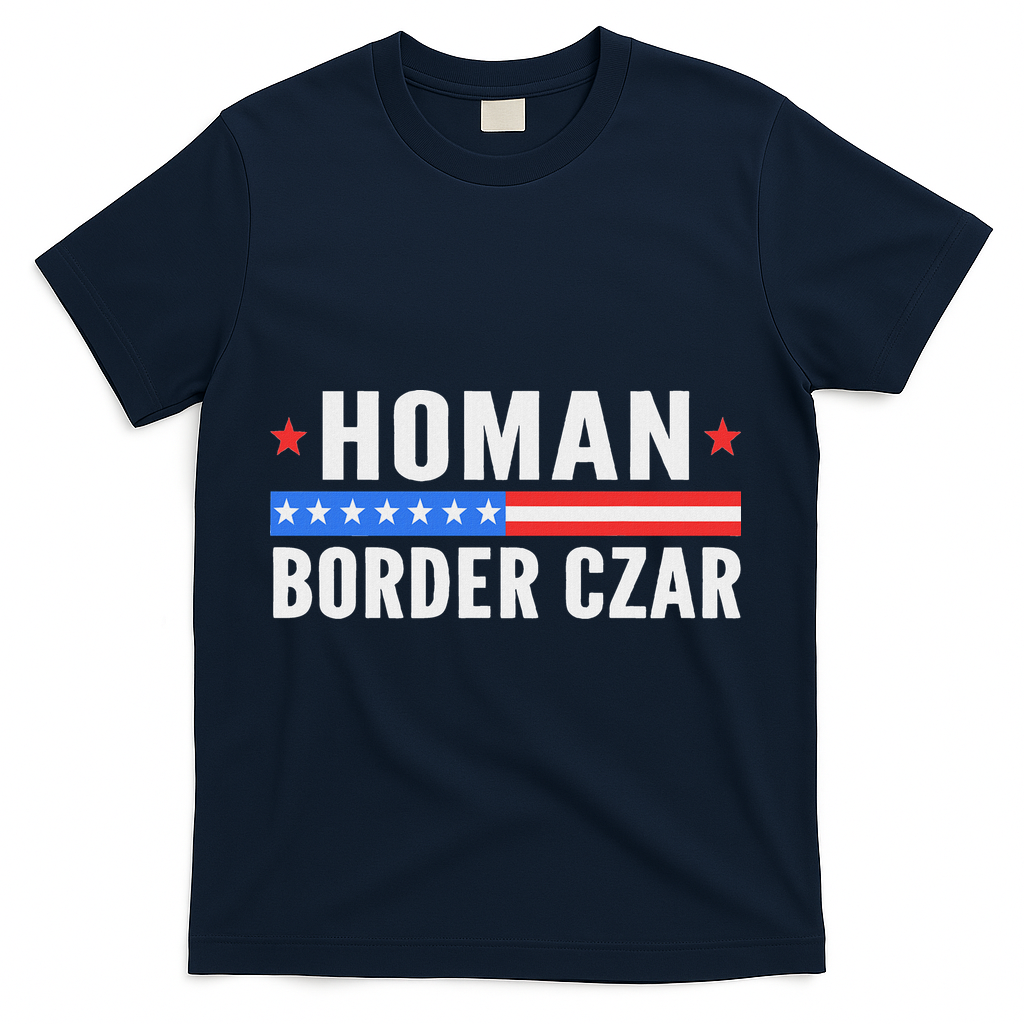 Tom Homan Border Czar Maga Support T-Shirt - Navy