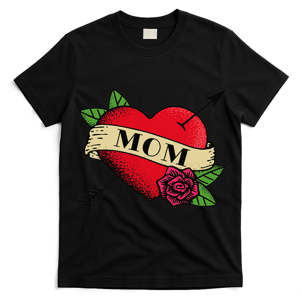 Tattoo Heart Mom T-Shirt