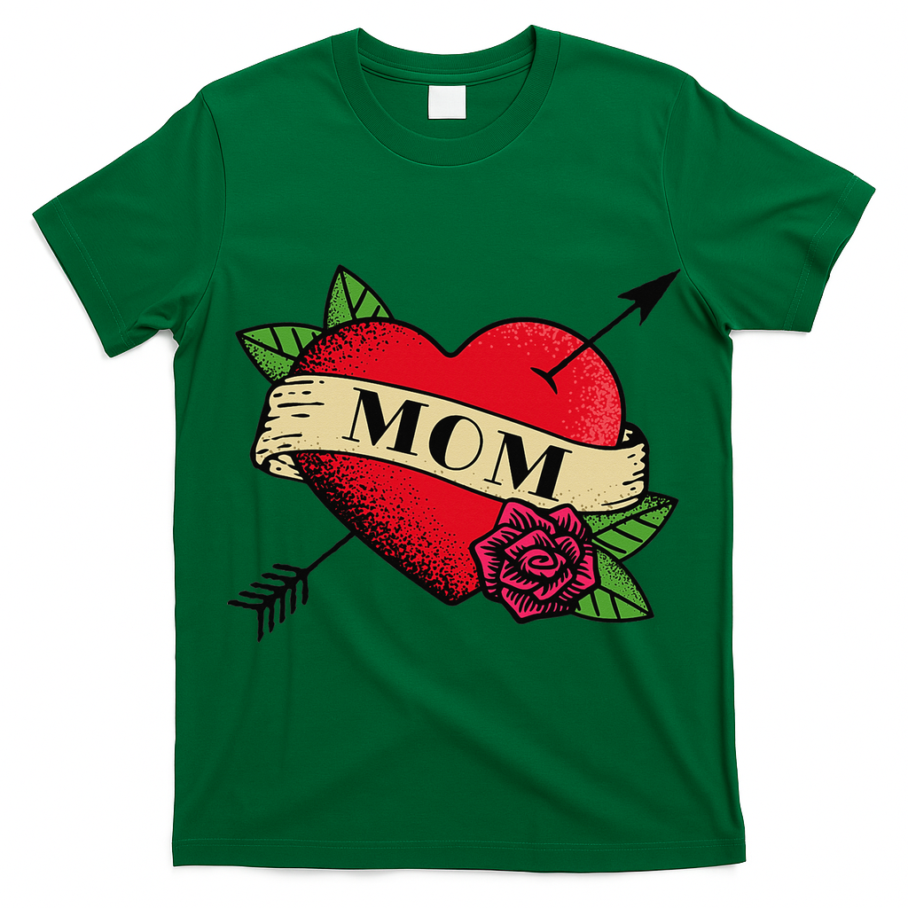 Tattoo Heart Mom T-Shirt