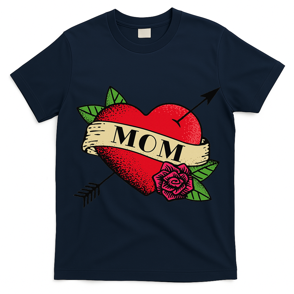 Tattoo Heart Mom T-Shirt