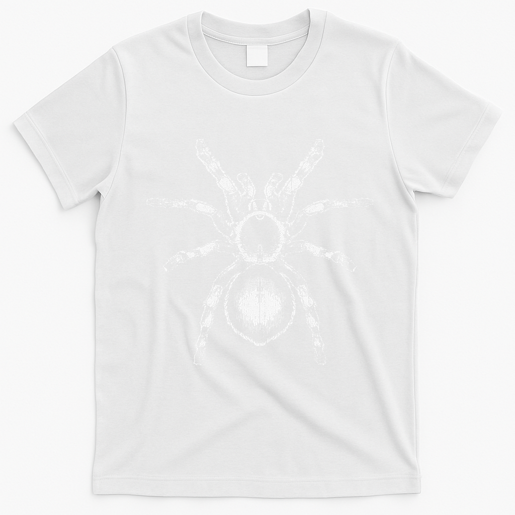 Tarantula Huge Spider Phobia Halloween Costume Arachnophobia T-Shirt - White