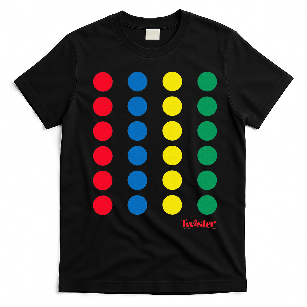 Twister Halloween Twister Board Costume T-Shirt - Black