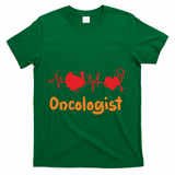 Thanksgiving Heartbeat Turkey Oncologist Doctor Medical Cute Gift T-Shirt - Green