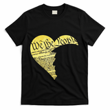 Trump Heart U.S. American Constitution 4th Of July Vintage T-Shirt - Black