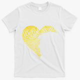 Trump Heart U.S. American Constitution 4th Of July Vintage T-Shirt - White
