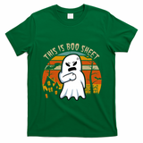 This Is Boo Sheet Ghost Spooky Sunset Funny T-Shirt - Irish Green