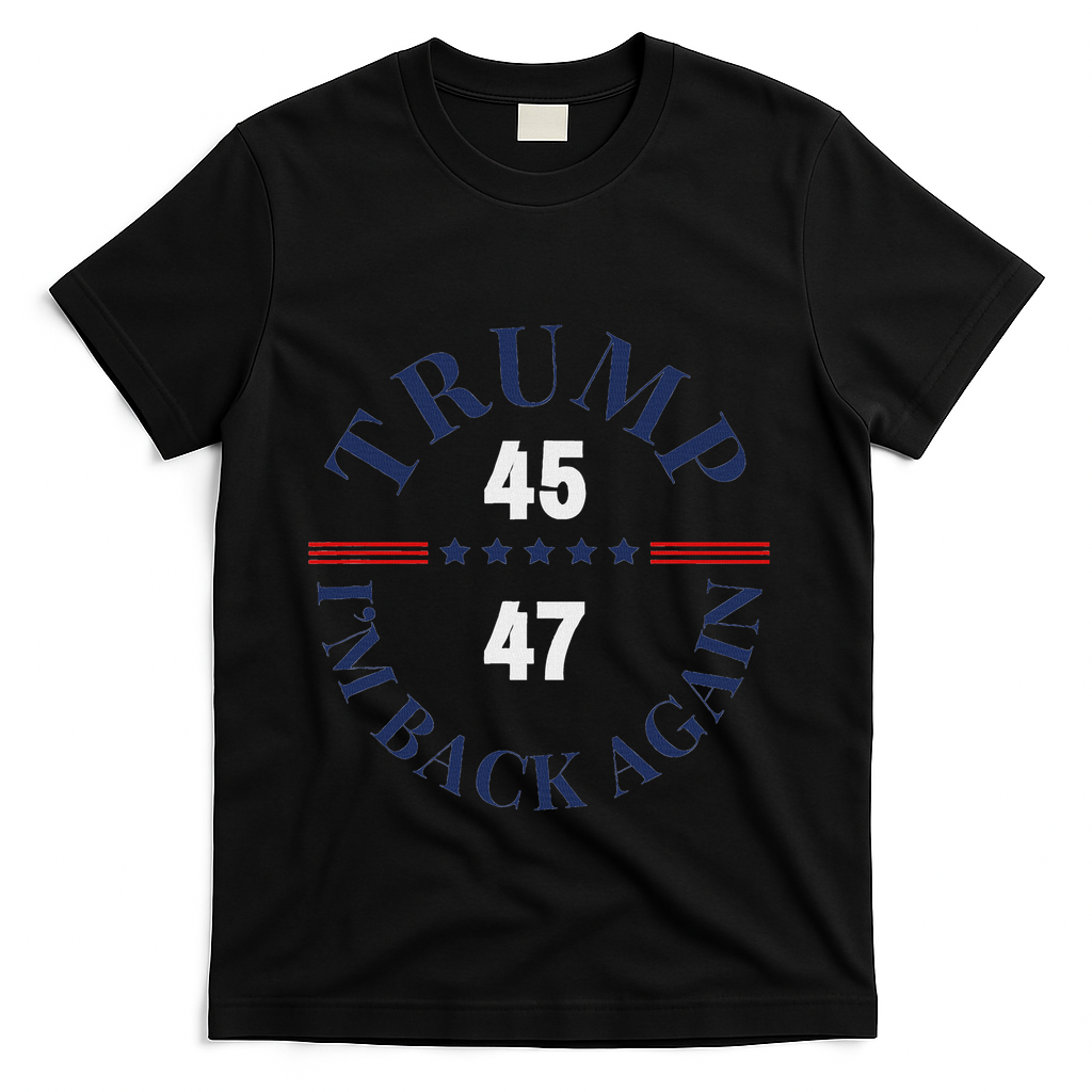 Trump IM Back Again T-Shirt - Black