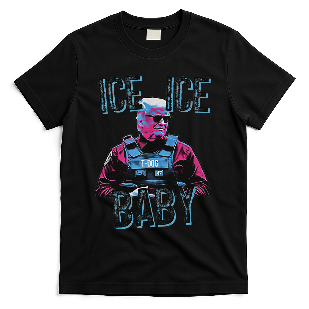 Trump Ice Ice Baby T-Shirt - Black