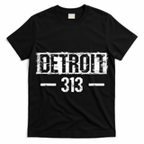 This Is My Detroit 313 Michigan Distressed T-Shirt