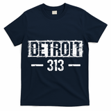 This Is My Detroit 313 Michigan Distressed T-Shirt
