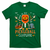 This Is My Scary Pickleball Costume Halloween Skeleton Lover T-Shirt - Irish Green