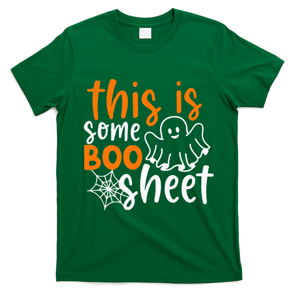 This Is Some Boo Sheet Funny Halloween Ghost Spooky T-Shirt - Irish Green
