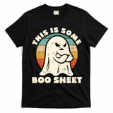 This Is Some Boo Sheet Funny Halloween Costumes Men Women T-Shirt - Black