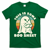 This Is Some Boo Sheet Funny Halloween Costumes Men Women T-Shirt - Irish Green