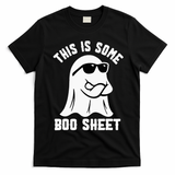 This Is Some Boo Sheet Ghost Retro Halloween Costume T-Shirt - Black