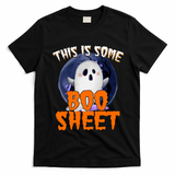 This Is Some Boo Sheet Funny Halloween Ghost T-Shirt - Black