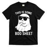 This Is Some Boo Sheet Ghost Halloween Costume T-Shirt - Black