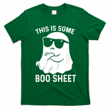 This Is Some Boo Sheet Ghost Halloween Costume T-Shirt - Irish Green