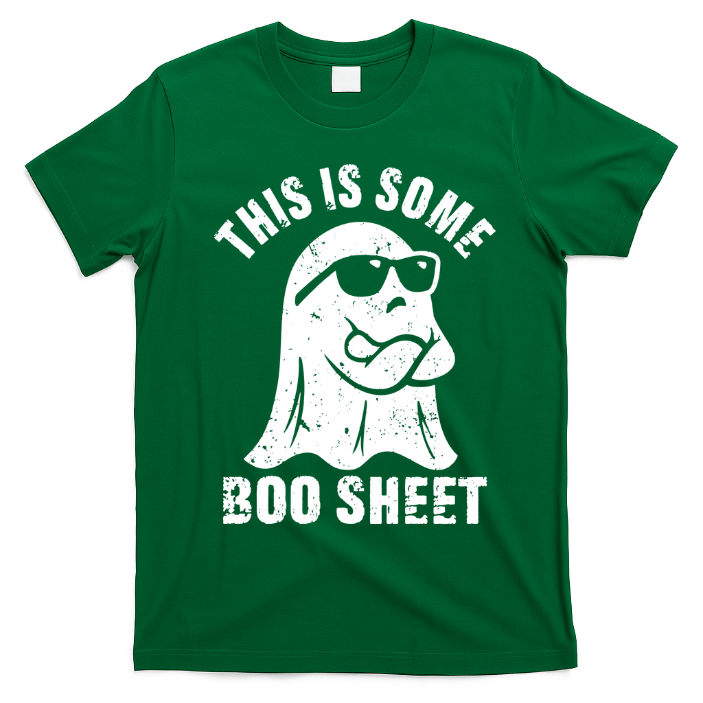 This Is Some Boo Sheet Halloween Ghost Funny Gift T-Shirt - Irish Green