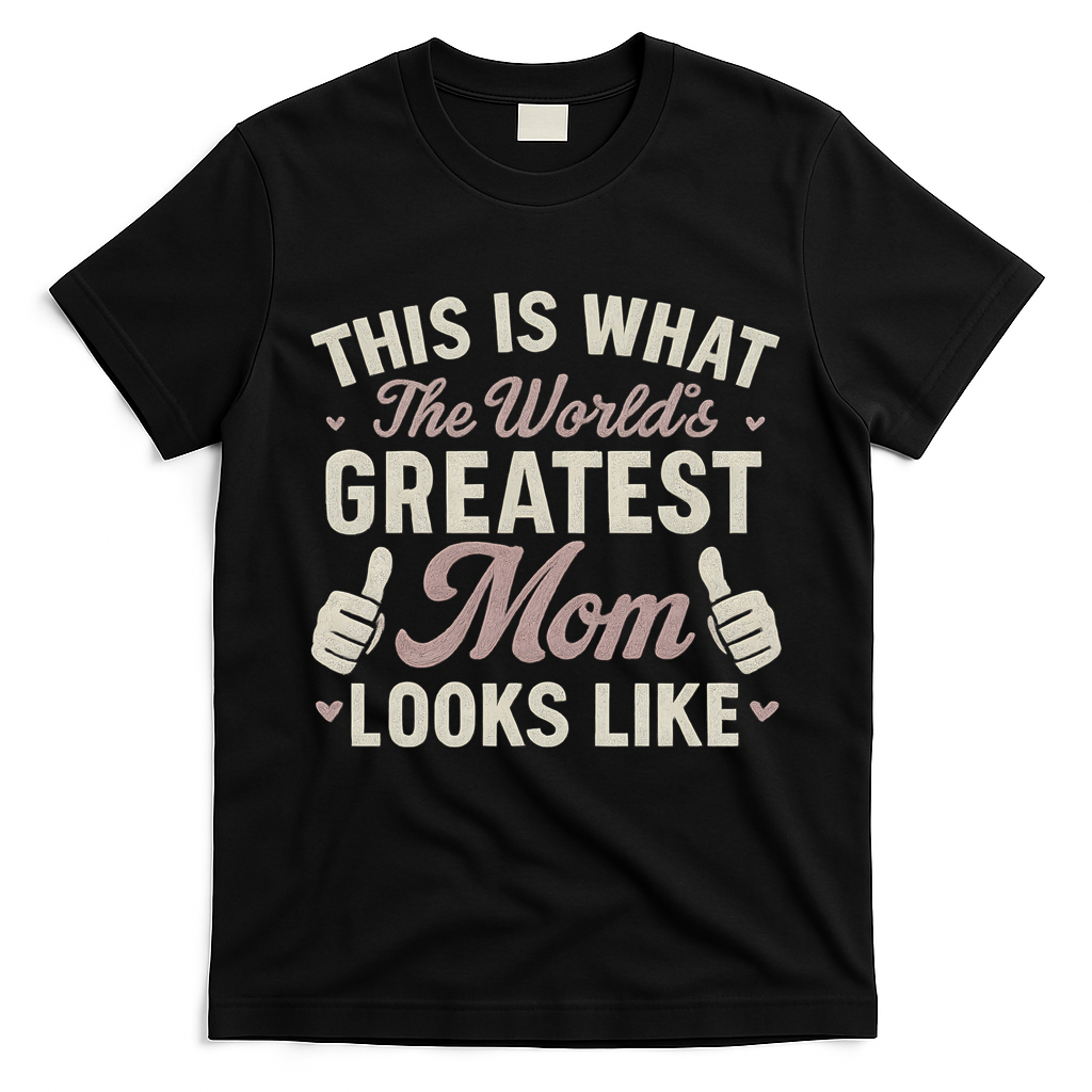 This Is What The World's Greatest Mom Looks Like T-Shirt