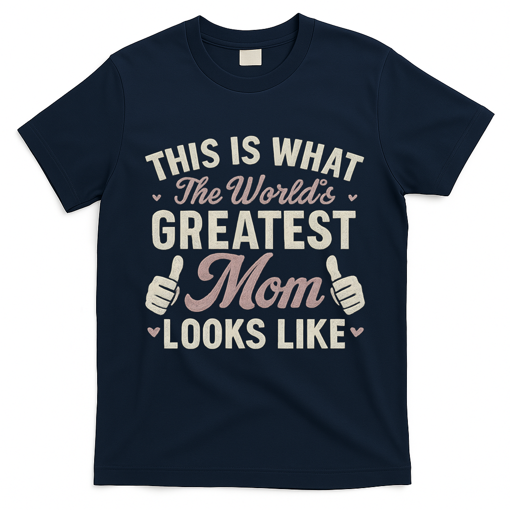 This Is What The World's Greatest Mom Looks Like T-Shirt