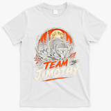 Team Jimothy Viral Raccoon Funny T-Shirt - White
