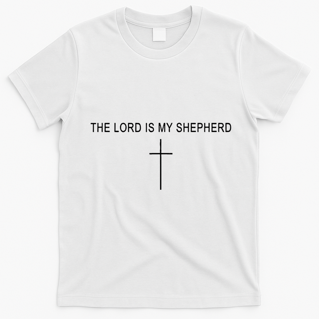 The Lord Is My Shepherd T-Shirt - White