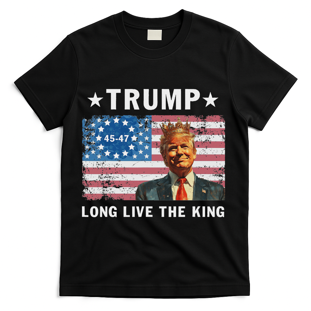 Trump Long Live The King T-Shirt - Black