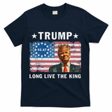 Trump Long Live The King T-Shirt - Navy