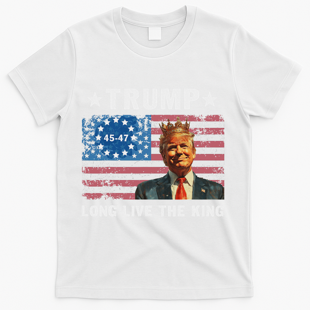 Trump Long Live The King T-Shirt - White