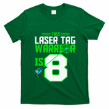 This Laser Tag Warrior Is 8 Gaming Birthday Party T-Shirt