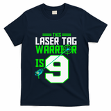 This Laser Tag Warrior Is 9 Gaming Birthday Party T-Shirt