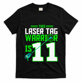 This Laser Tag Warrior Is 11 Gaming Birthday Party T-Shirt