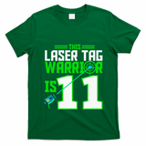 This Laser Tag Warrior Is 11 Gaming Birthday Party T-Shirt