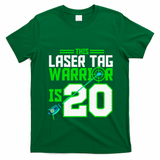 This Laser Tag Warrior Is 20 Gaming Birthday Party T-Shirt