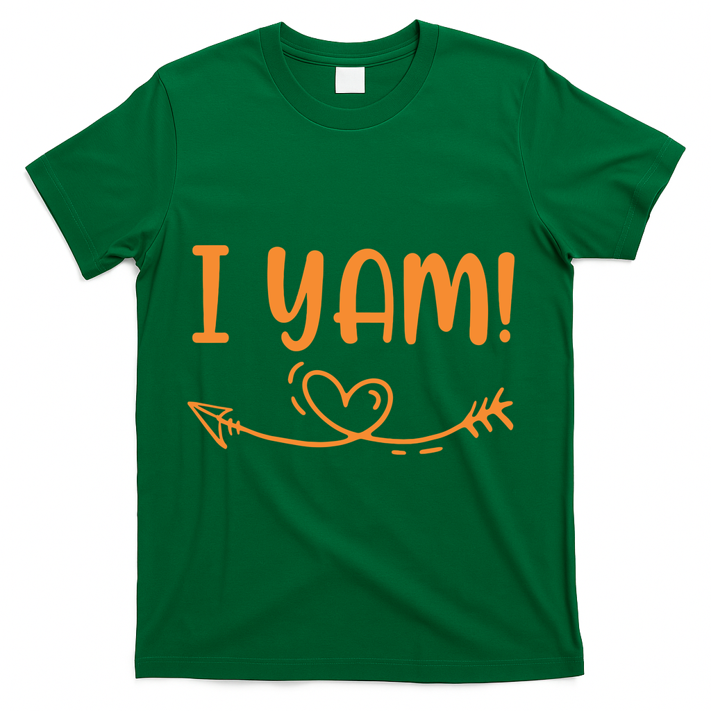 Thanksgiving Matching Couple SheS My Sweet Potato I Yam Set T-Shirt - Green