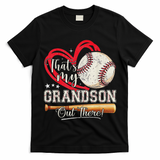 That's My Grandson Out There Baseball Grandma Mother's Day T-Shirt