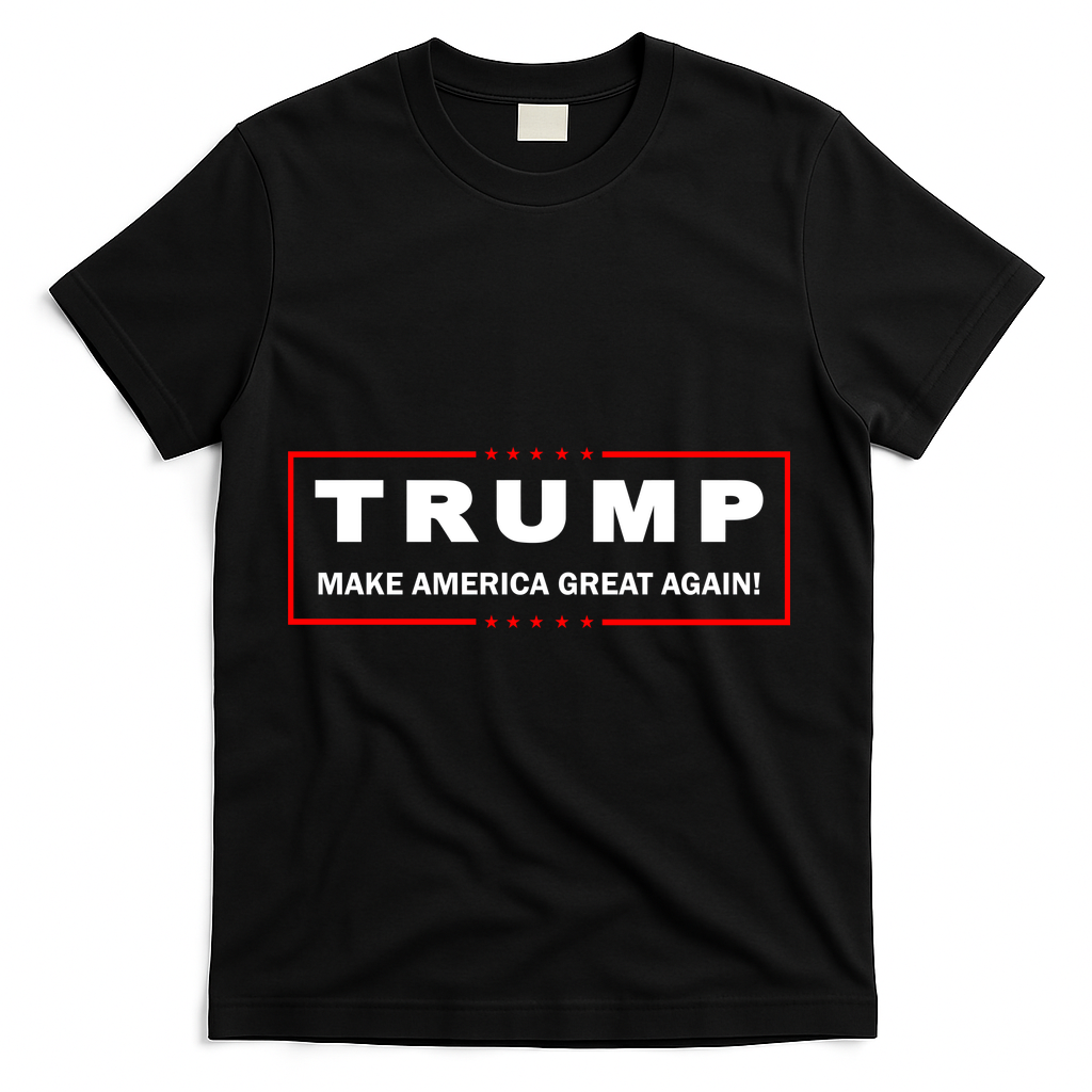 Donald Trump Election Make America Great Again T-Shirt - Black
