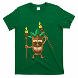 Tiki Man Hawaiian Summer Tropical Luau Party T-Shirt
