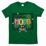 Teacher Mode Off End Of The Year Hello Summer T-Shirt - Green