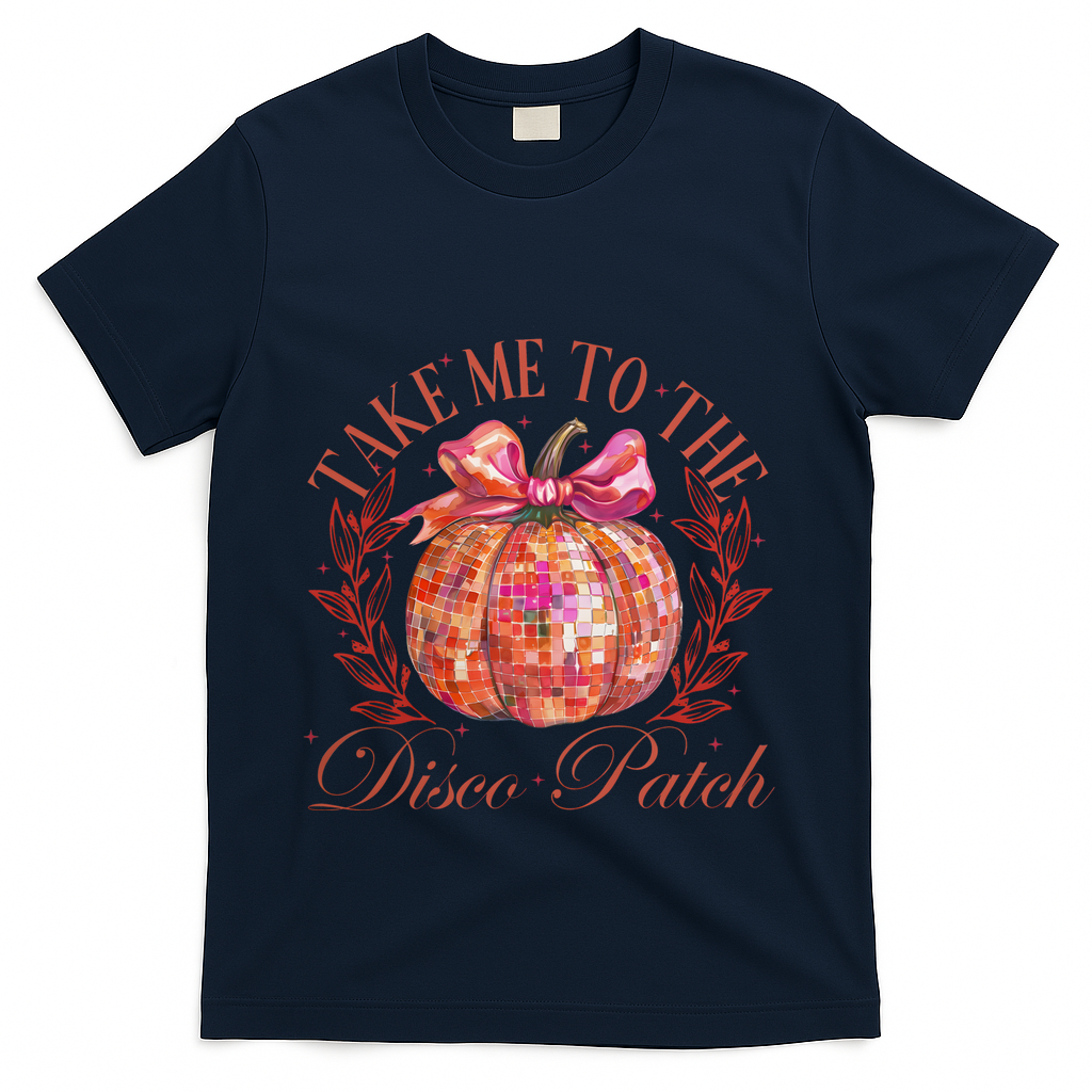 Take Me To The Pumpkin Patch T-Shirt - Navy