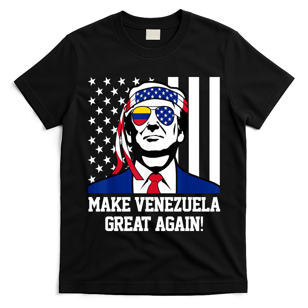 Trump Make Venezuela Great Again Flag T-Shirt