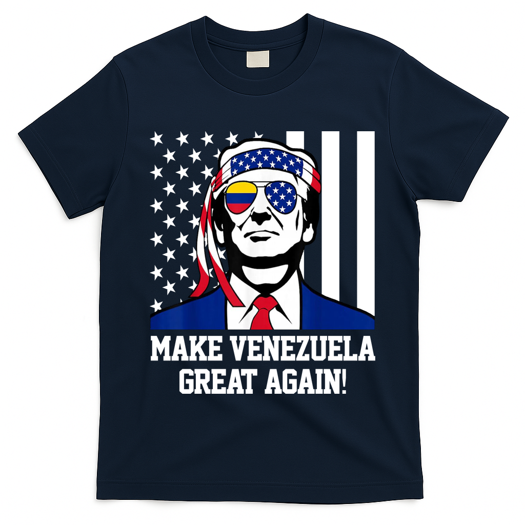Trump Make Venezuela Great Again Flag T-Shirt